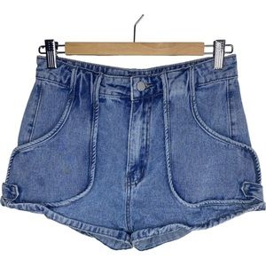 SHEIN - Jean Shorts - Front Pockets - 89% Cotton 11% Poly - Women’s S